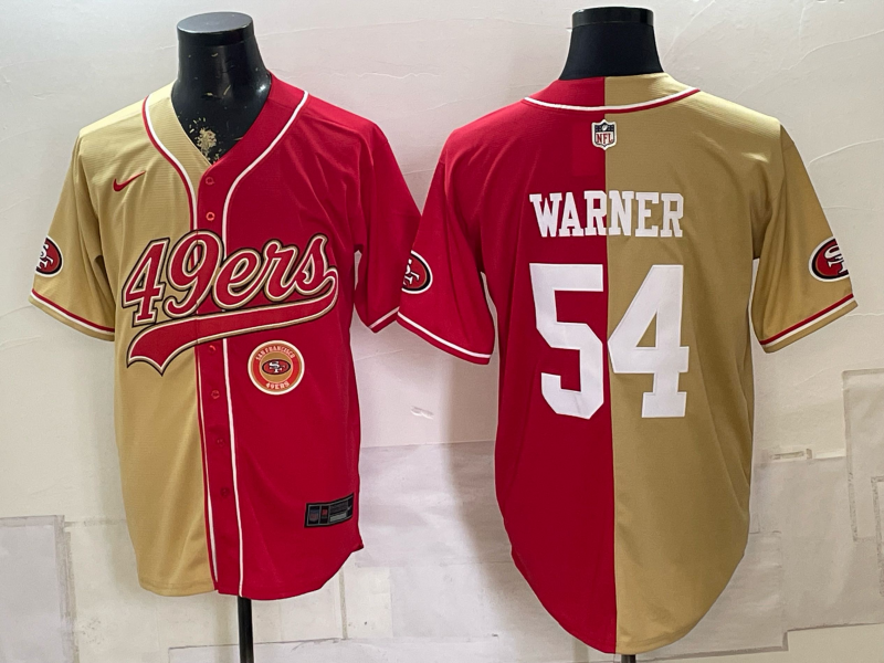 Men 2026 San Francisco 49ers #54 Warner red Nike Limited NFL Jersey 0811002